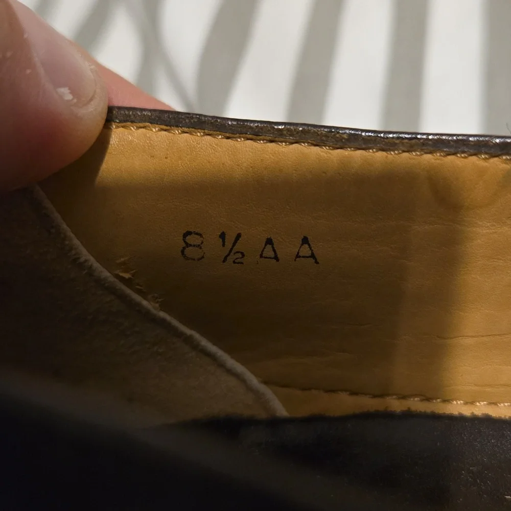 Rangoni Dark Brown Croc-Embossed Loafers Size 8‎ 1/2 - Picture 5 of 7